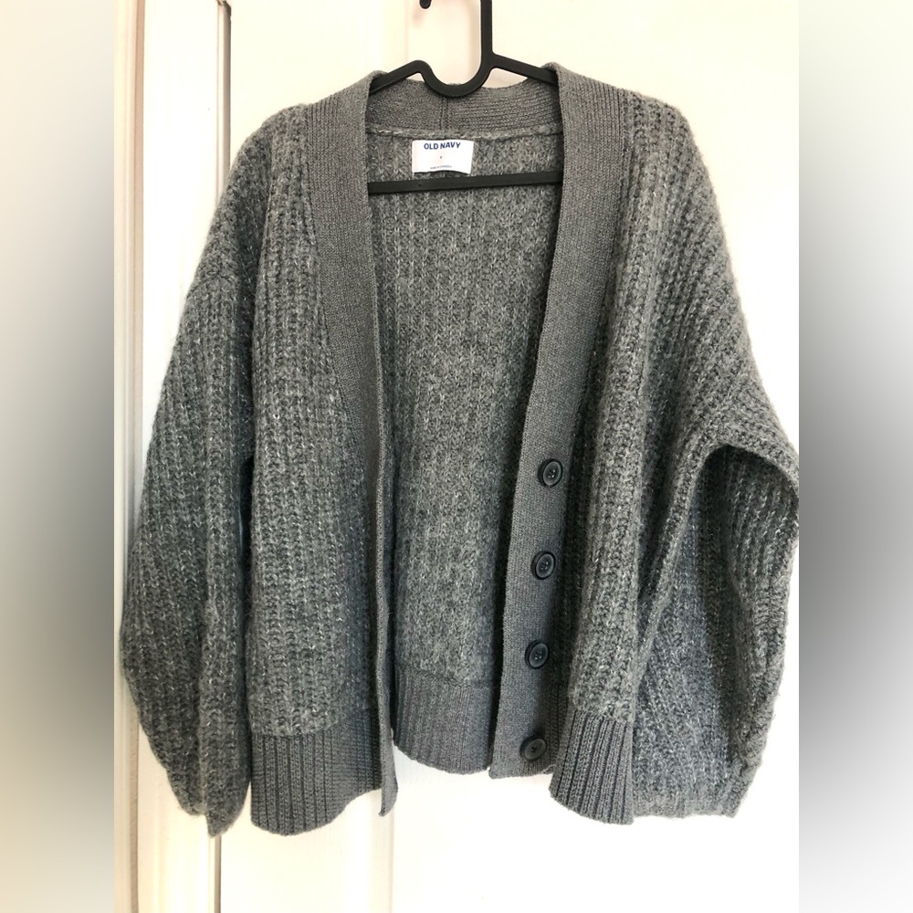 Old Navy Charcoal Women's Cardigan